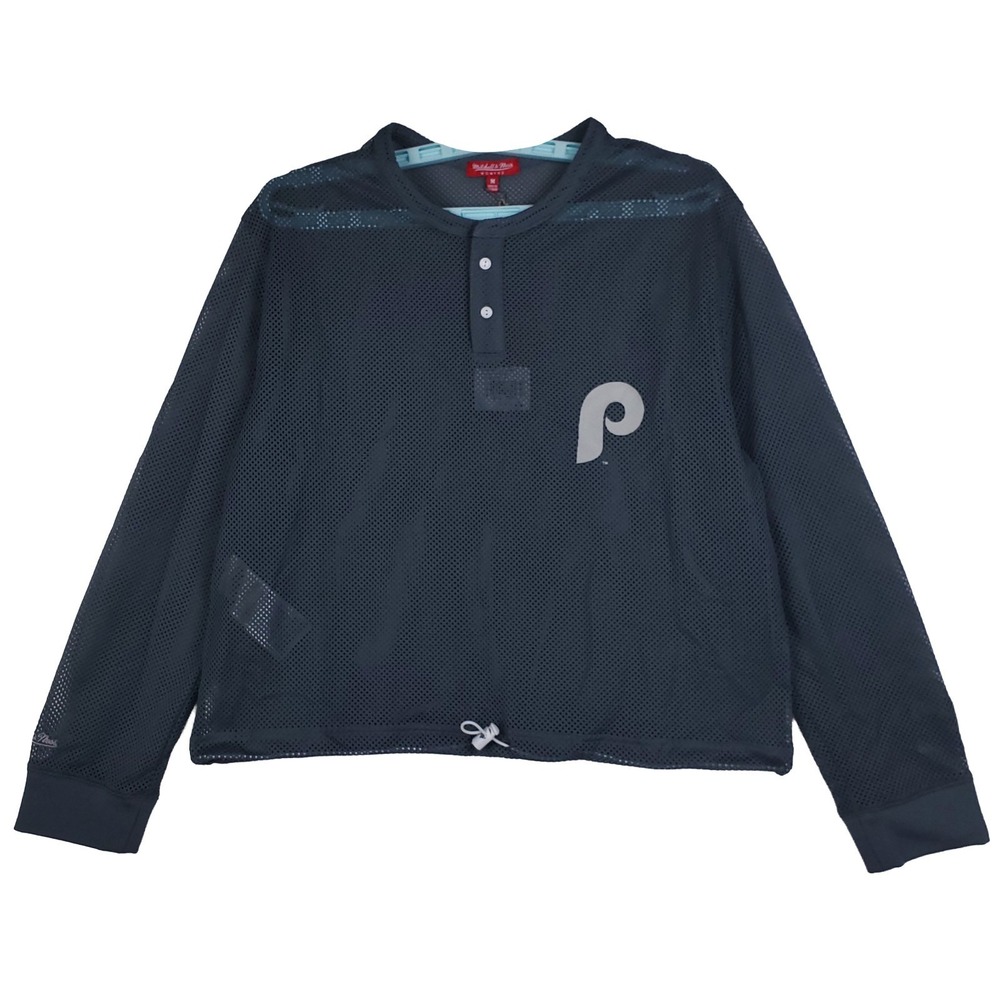 Philadelphia Phillies Mitchell & Ness MLB Womens Medium Longlseeve Jersey NWTβ